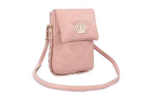Geanta juicy couture 352, 16x4x23 cm, piele ecologica, roz