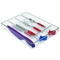 Organizator tacamuri pentru sertar bucatarie Linus, iDesign, 26.5x35x5.7 cm, plastic