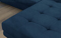 Coltar extensibil dreapta 4 locuri ELTAP, Armd-41, Armando, 289x203x85 cm, lemn/poliester, albastru inchis