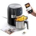 Friteuza cu aer fara ulei InnovaGoods, Fryinn 3500, 32 x 27 x 34 cm, 1400 W, 3.5 L, negru