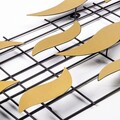 Decoratiune de perete, Lumos, Metal, Latime: 110 cm / Inaltime: 32 cm / Adancime: 4 cm, Multicolor
