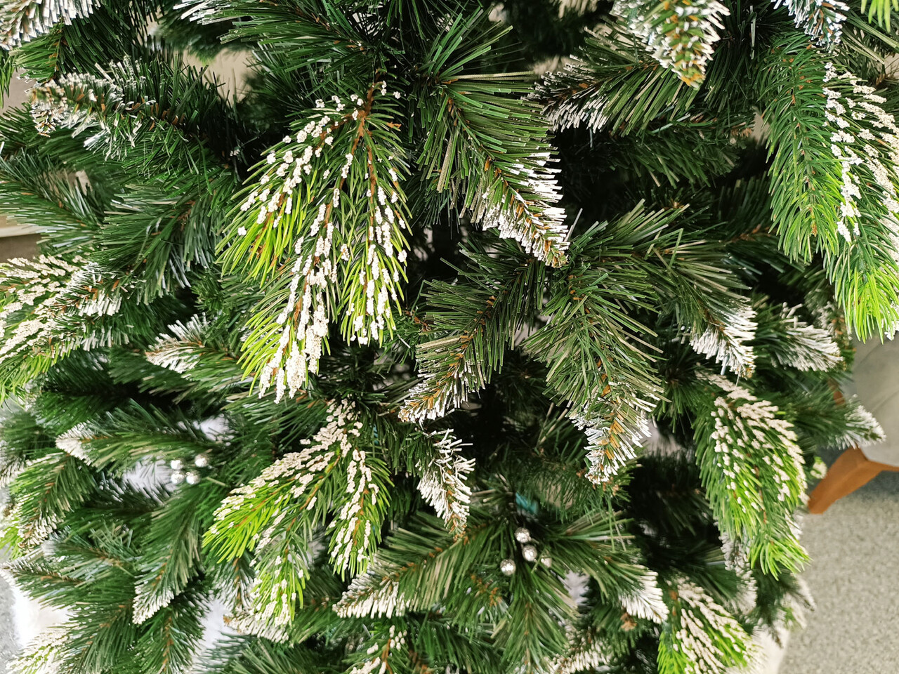 Brad artificial Christmas Deluxe by Sersimo, Diamant, 2D+3D, 220cm — imaginea 16