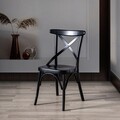 Scaun, Fairfax, Albero15, 42x89x45 cm, 100% LEMN THONET , Negru