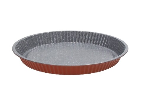 Tava de copt, tognana, natlo vintage, 26 cm Ø, otel carbon, rosu