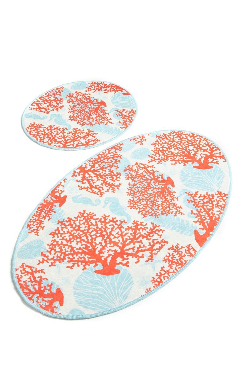 Set covorase de baie, L'essentiel Maison, Moss Djt, Multicolor - view 2