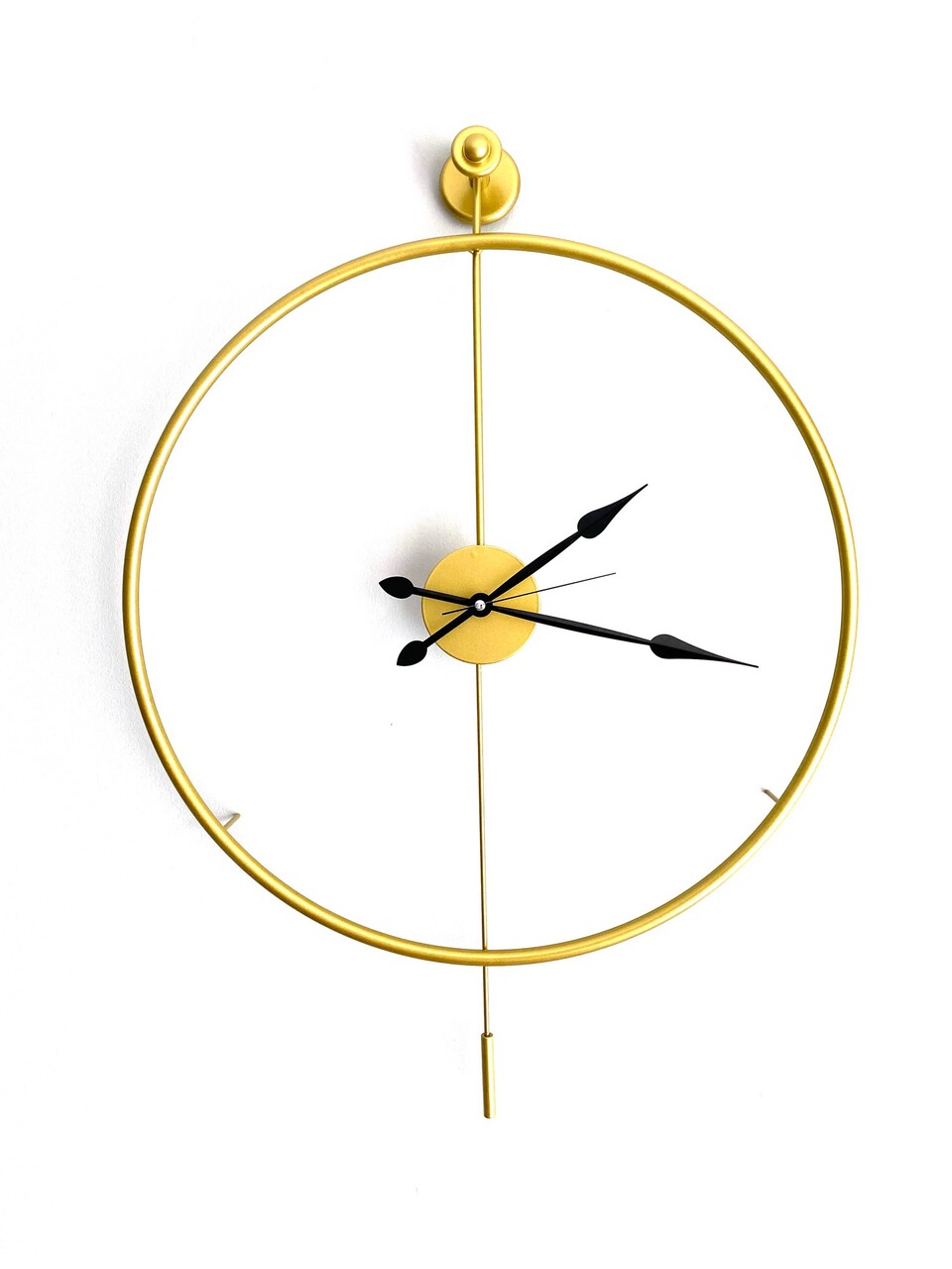 Ceas de perete, Mclock-00101, Lățime: 58 cm Înălțime: 80 cm Adâncime: 7 cm, Auriu - view 3