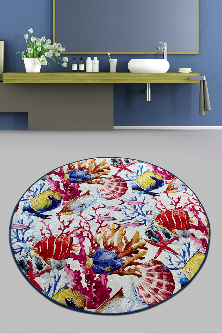Covoras de baie L'essentiel Maison Under Djt (80 cm) Multicolor