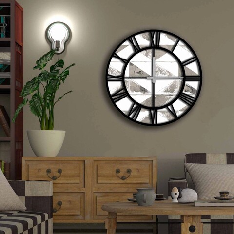 Ceas de perete, 5050ms-097, mdf, ø50 cm, multicolor