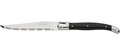 Set cutit + tocator cu spatiu de depozitare Laguiole, Jean Dubost, inox/lemn, negru