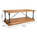 Masuta de cafea Trinity, Creaciones Meng, 121x60x50 cm, lemn de brad/fier