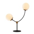 Lampa de masa, Tatum, 584TTM1720, Metal, Alb/Negru