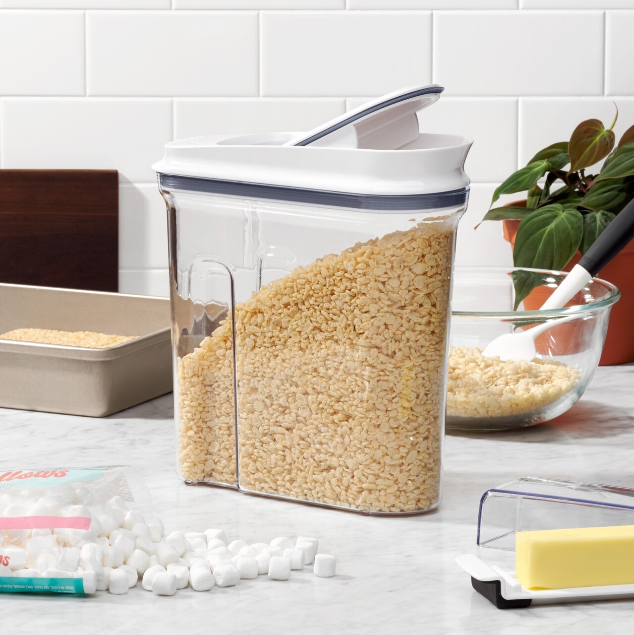 Recipient pentru cereale, plastic, 10 x 26 x 31,75 cm, "Good Grips" - OXO - imagine 8
