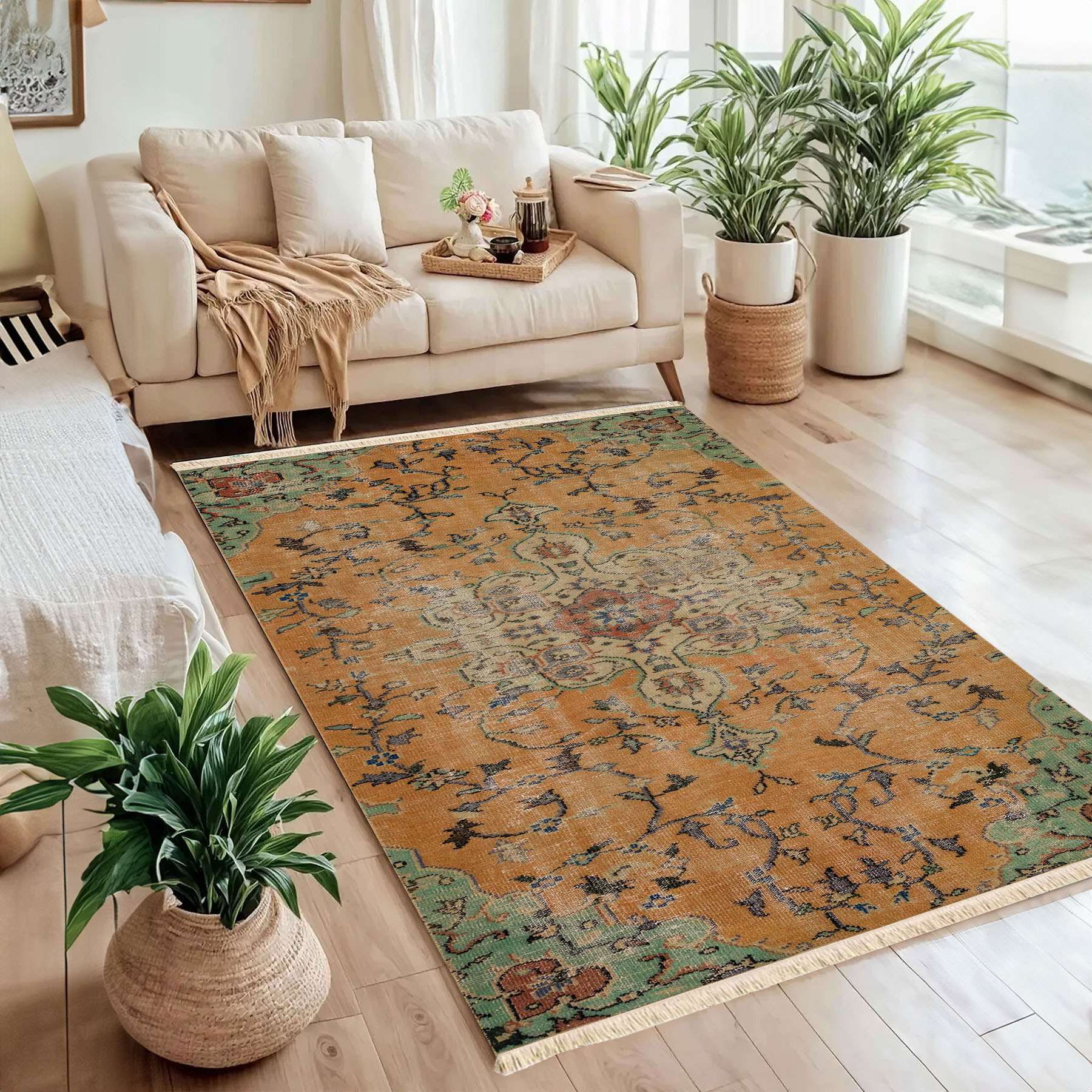 Covor, 324, 120x180 cm, Bumbac, Multicolor