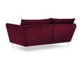 Canapea, Verveine, Mazzini Sofas, 3 locuri, 212x95x96 cm, catifea, rosu
