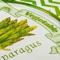 Platou decorativ Asparagus, Creaciones Meng, 33 cm, metal