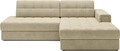Coltar extensibil dreapta 3 locuri ELTAP, RT-04MO, Blezalt, 240x150x82 cm, lemn/poliester, bej
