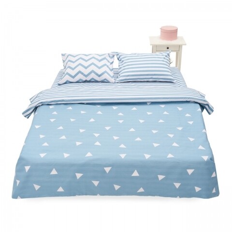 Lenjerie de pat dubla Play, Heinner Home, 4 piese,  220 x 240 cm, 100% bumbac, multicolor