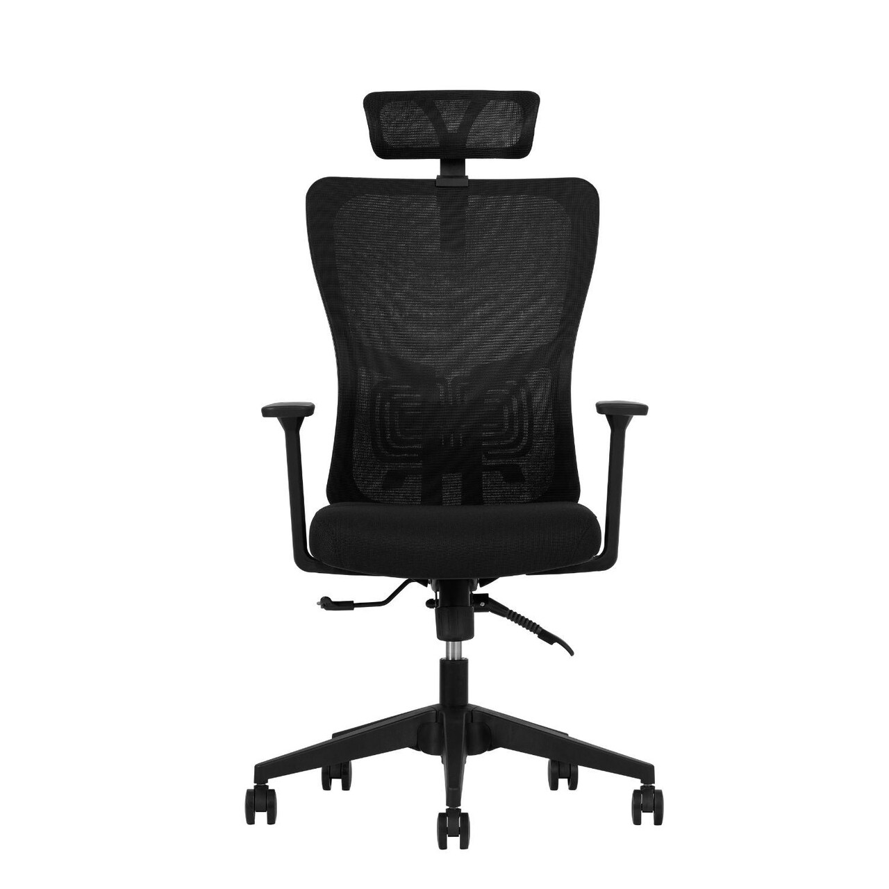 Set scaune de birou (2 piese), Hanah Home, Lumbar 126, Plastic, Negru - view 3