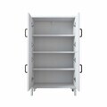 Dulap de baie, Hanah Home, KC116, 60x103.6x32.5 cm, Alb