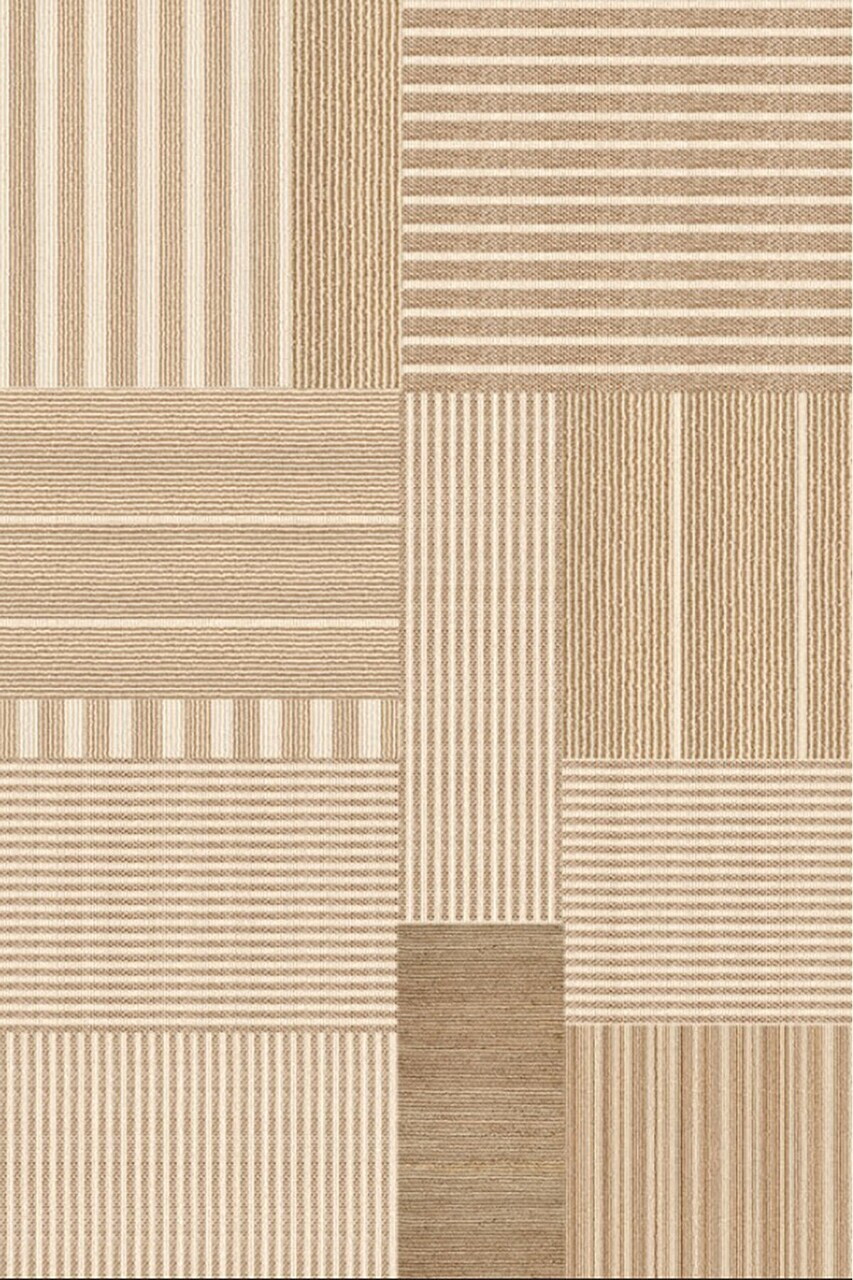 Covor, DC-7512-27, 120x200 cm, Poliester, Bej — imaginea 2