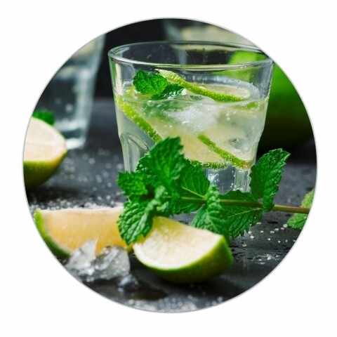 Suport din sticlă pentru recipiente fierbinți, Wenko Mojito , Ø 20 cm