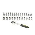 Trusa cu scule Heinner, 27 piese CR-V 1/4