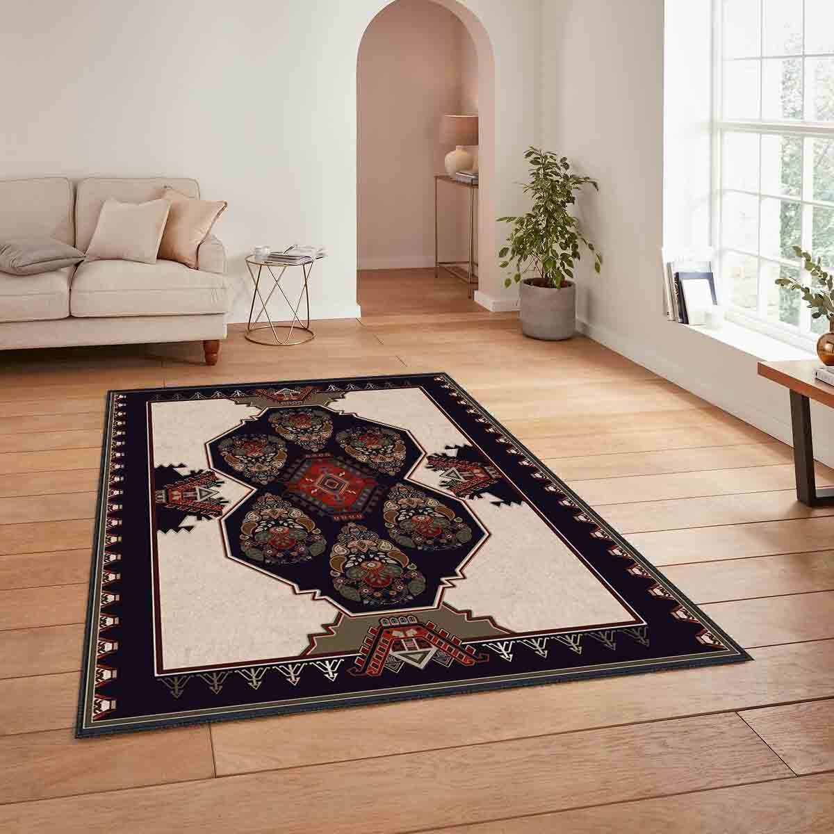 Covor, HM-CRP25-43, 120x180 cm, Poliester, Multicolor