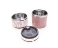 Caserola termica dubla Lunchbox, Iris Barcelona, 900 ml, pereti dubli, inox/polipropilena, roz