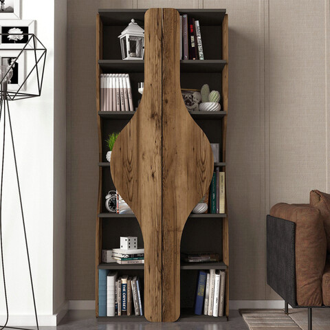 Corp biblioteca, tera home, otto, 38.6x180x38.6 cm, pal, lydia / antracit