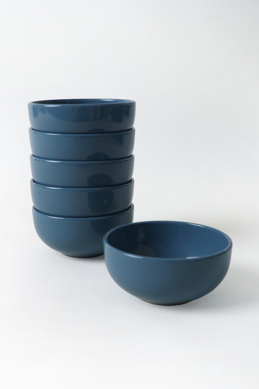 Set boluri ceramice (6 bucăți), L'essentiel Maison, 275KRM2351, Antibacterian, Albastru - view 7