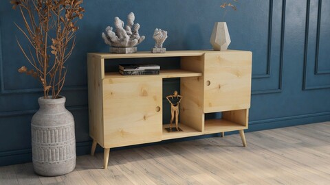 Consola, dekzy, dz055, 120x70x35 cm, natural