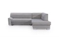 Coltar extensibil dreapta 4 locuri ELTAP, BR19, Bergen, 247x214x83 cm, lemn/poliester, gri deschis