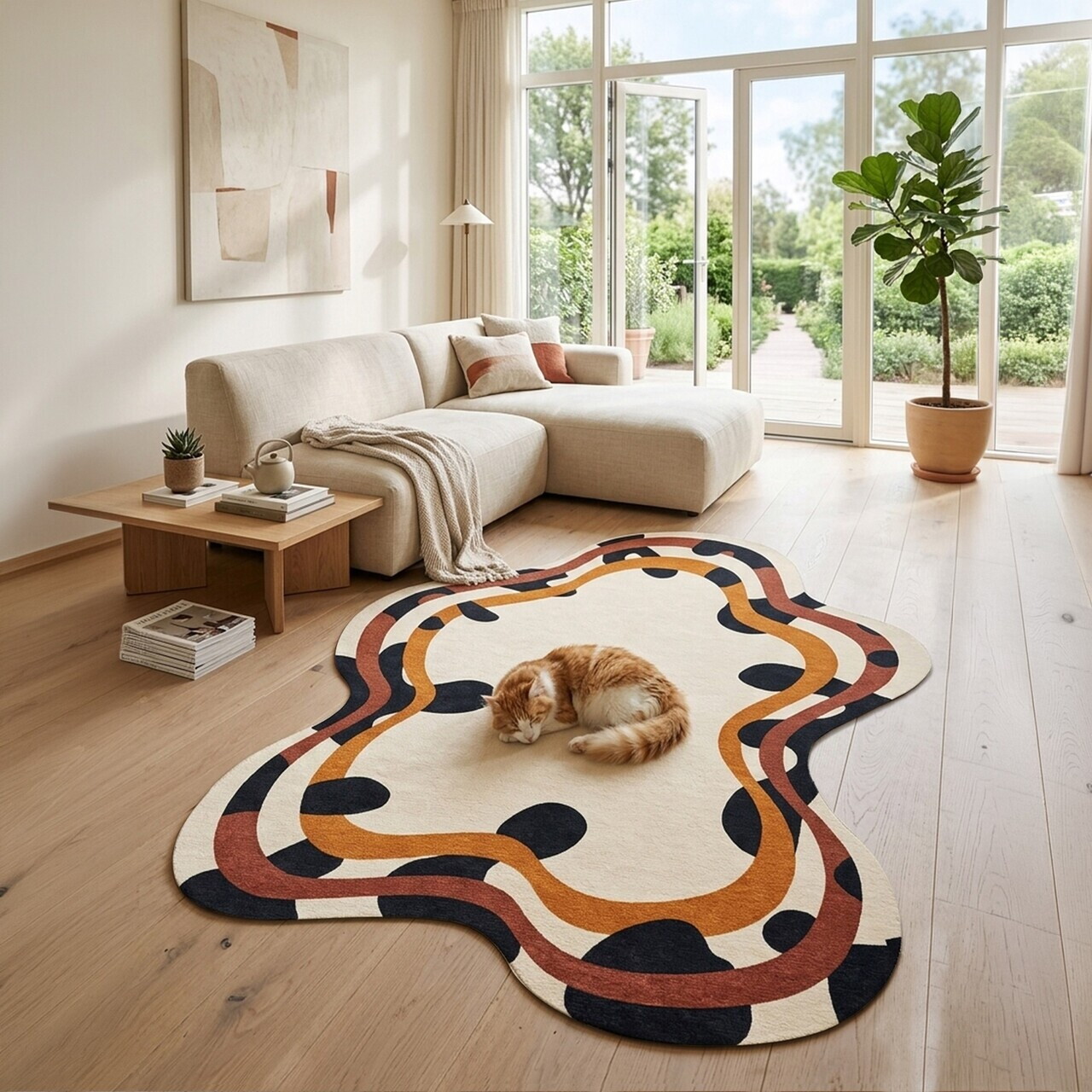 Covor, Fr350, 80x300 cm, Crem - Imagine 2