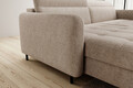 Coltar extensibil stanga 3 locuri ELTAP, LT-18RAQ, Gomsi, 228x165x100 cm, lemn/poliester, bej