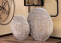 Vaza Eclips, Mauro Ferretti, 36x11x34.5 cm, polirasina, auriu/alb