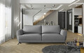 Canapea extensibila 3 locuri ELTAP, Meg22, Megis, 242x95x90 cm, lemn/poliester, gri deschis