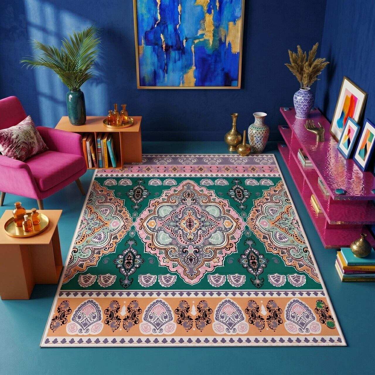 Covor, Hmnt106 HC, 80x120 cm, Multicolor