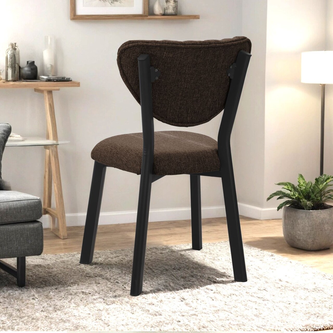 Scaun, Hanah Home, Elma, 47x85x45 cm, Maro - view 3
