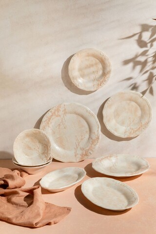 Set de cină (27 piese), L'essentiel Maison, 667PRS1141, Farfurie: 22 x 22 cm (6 bucăți), Multicolor