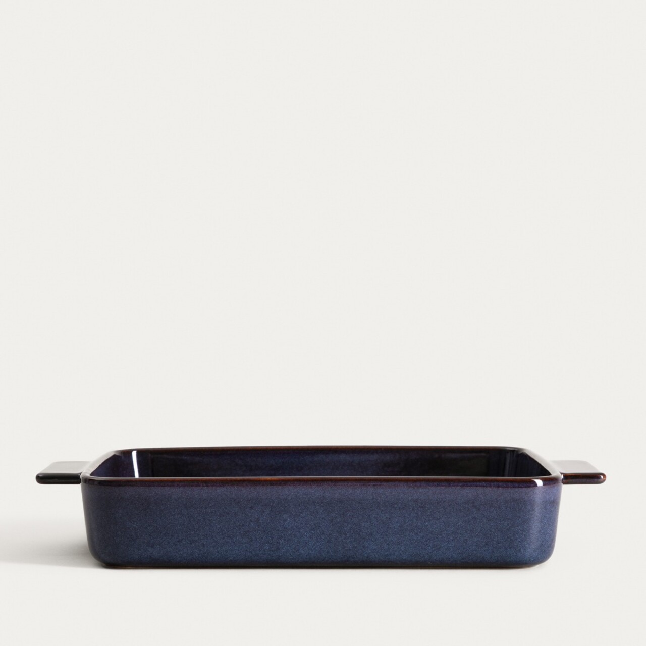 Tava de copt Lossi, Homla, 38.5x24x6 cm, ceramica, albastru