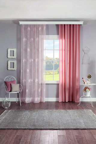 Perdea, Dream Curtain (140×260 Cm), Çilek, Poliester Çilek