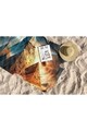Prosop de plaja, Astacura, Think Like An Egyptian 90, 90x150 cm, 70% poliester/30% poliamida, Multicolor