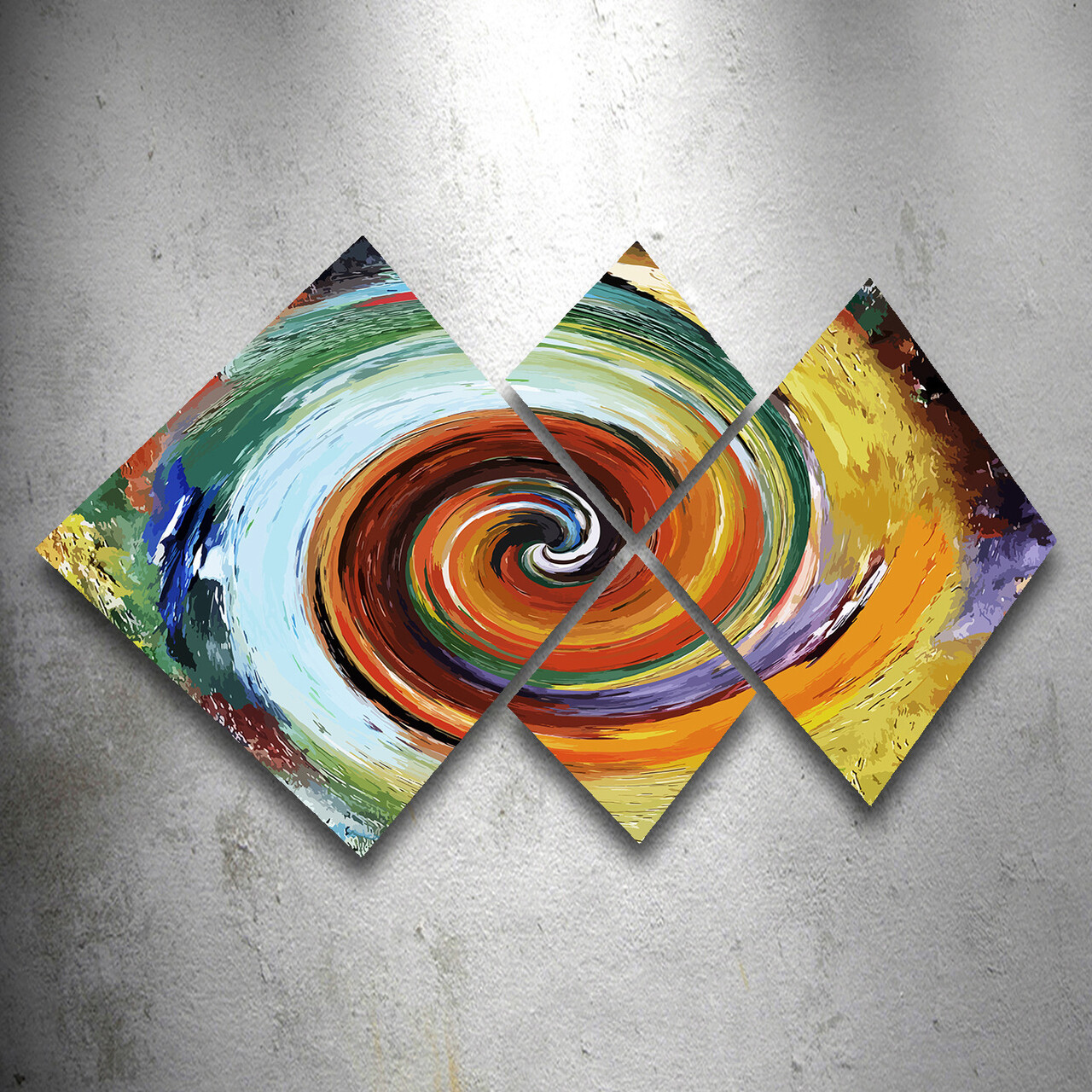 Set 4 tablouri decorative, 4MDF293906417, MDF, Imprimat UV, Multicolor - 1 | YEO