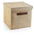 Cutie de depozitare din pâslă, YLC400, 30x30x30 cm, Iuta, Maro deschis