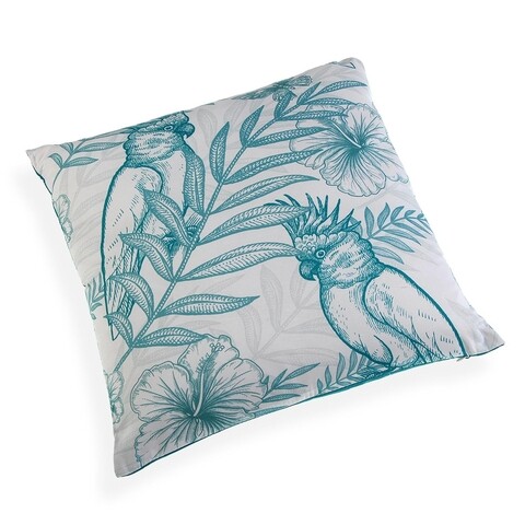 Perna decorativa Green Bird, Versa, 45 x 45 cm, poliester