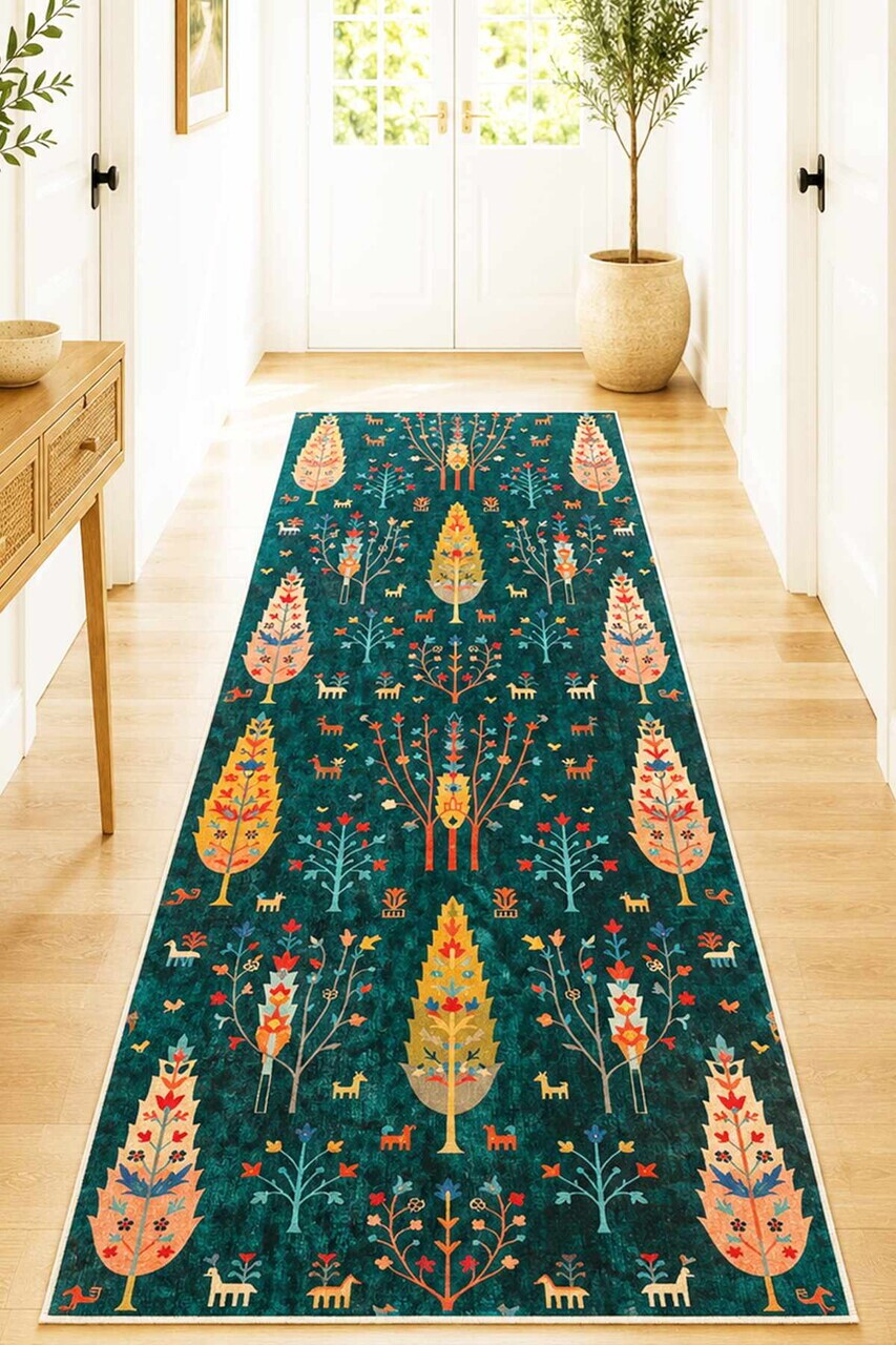Covor, Rea Green, 160x230 cm, Multicolor — imaginea 2