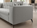 Coltar extensibil stanga 4 locuri ELTAP, Sol-07, Solange, 292x196x84 cm, lemn/poliester, gri deschis