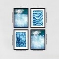 Set 4 tablouri decorative, SET_063, Lulu, 24x29 cm, plastic