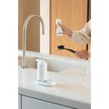 Set dozator sapun / detergent lichid 2 piese, Brabantia, SinkStyle Mineral, 14x9.5x15.7 cm, 220 ml, otel, alb