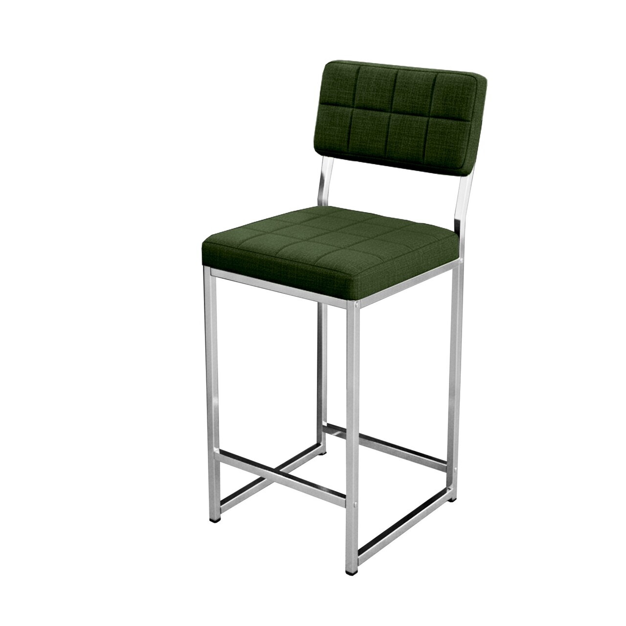Scaun de bar, Hanah Home, Retro 66, 40x98x40 cm, Verde — imaginea 6
